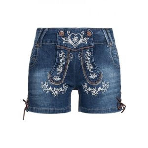 hailys_damen_short_lily_blue_oktoberfest_vorne