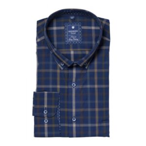 hemd_redmond_freizeit_langarm_karo_button_down_blau_beige_94060111_30_01