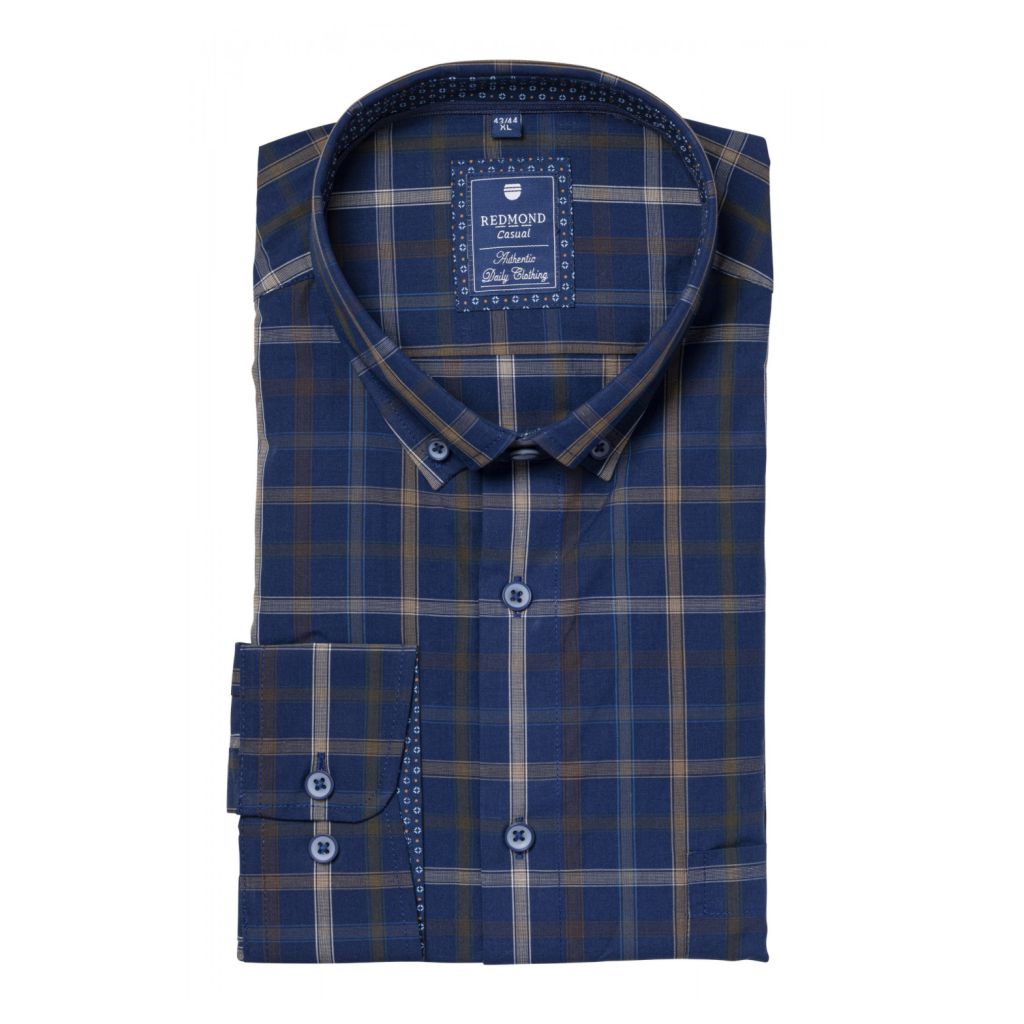 hemd_redmond_freizeit_langarm_karo_button_down_blau_beige_94060111_30_01