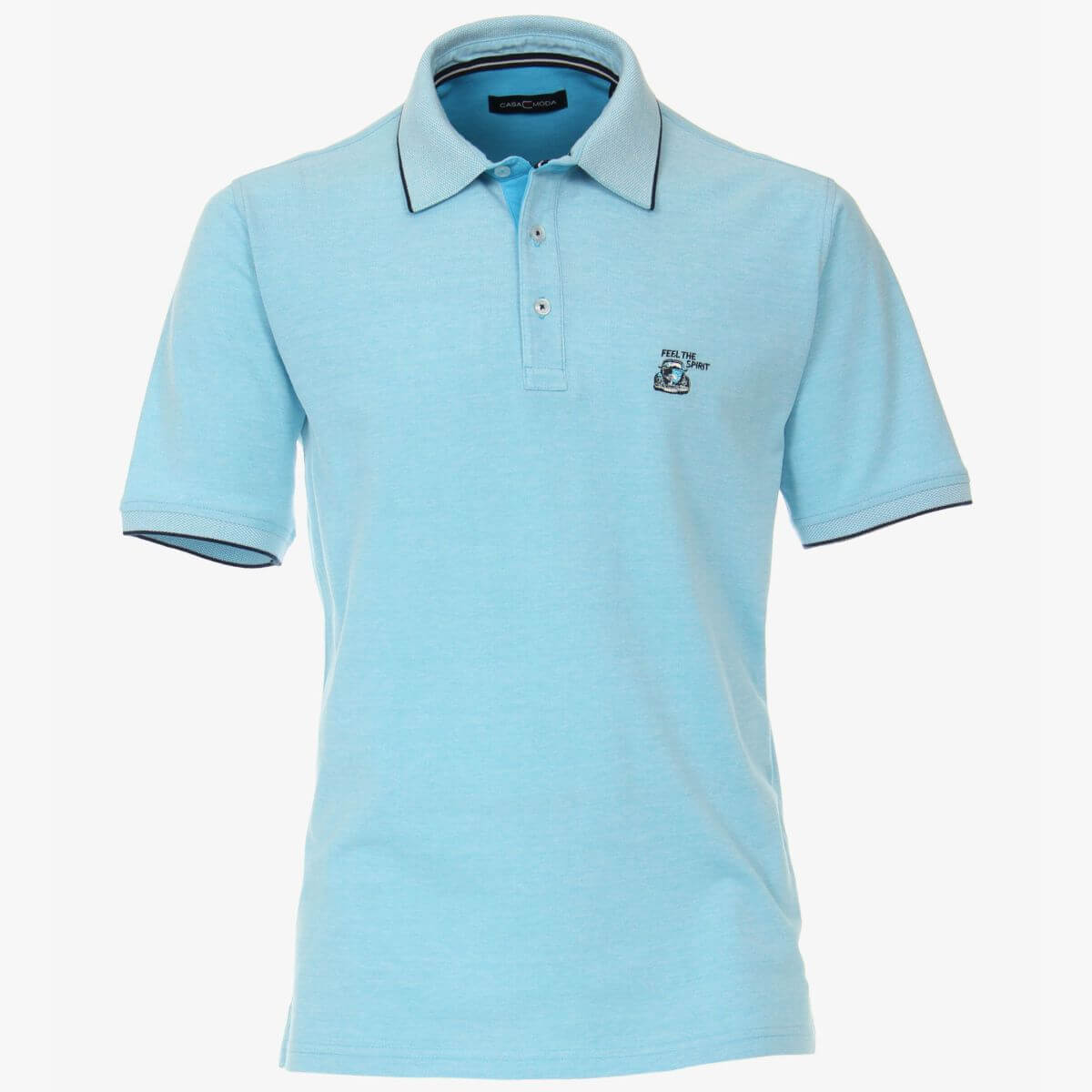 Herren Polo Shirt mit Stickerei VW Käfer von CasaModa