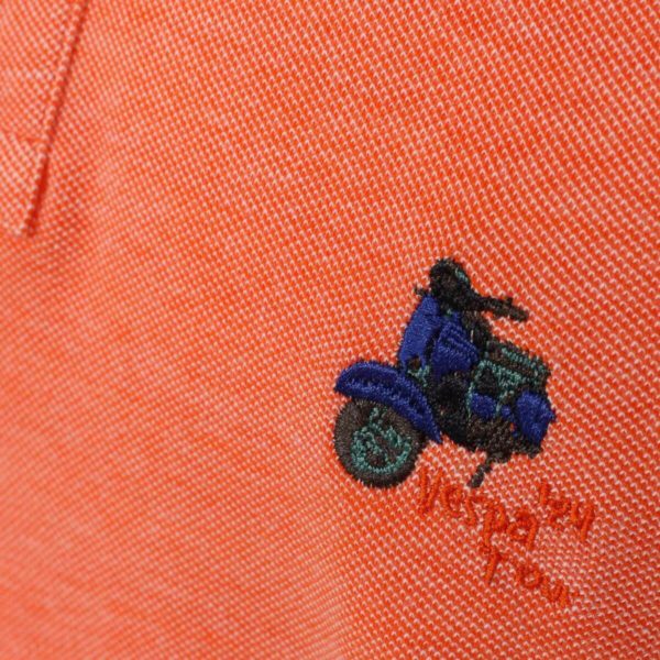 Herren Polo Shirt mit Stickerei Vespa von CasaModa