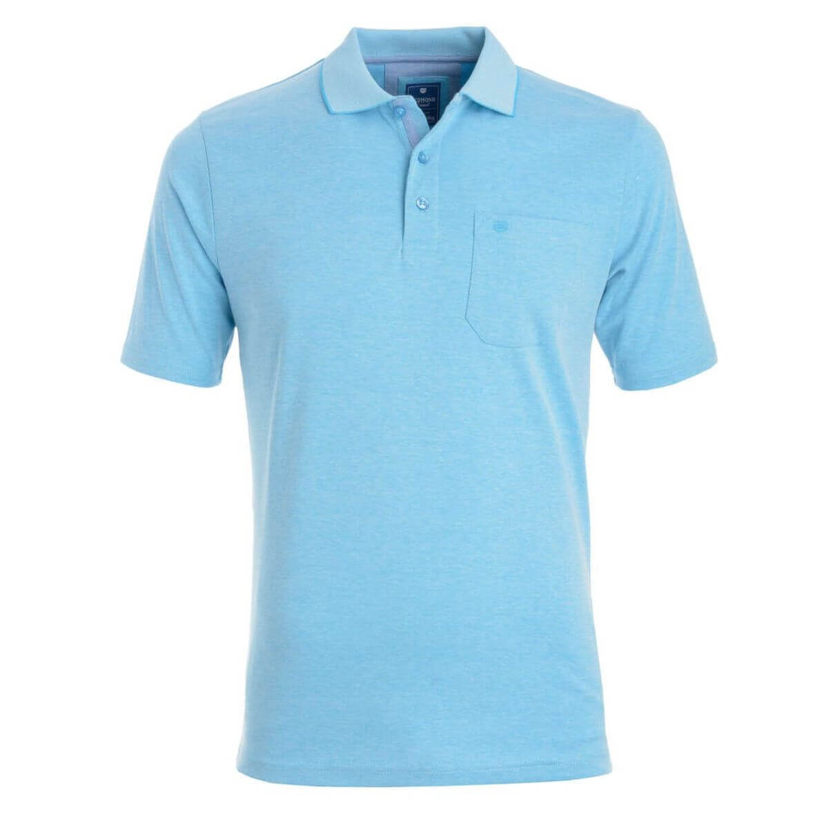Herren Polo Shirt von REDMOND in Farbe 15 hell blau online oder bei Zweisam Mode in Schonach im Schwarzwald
