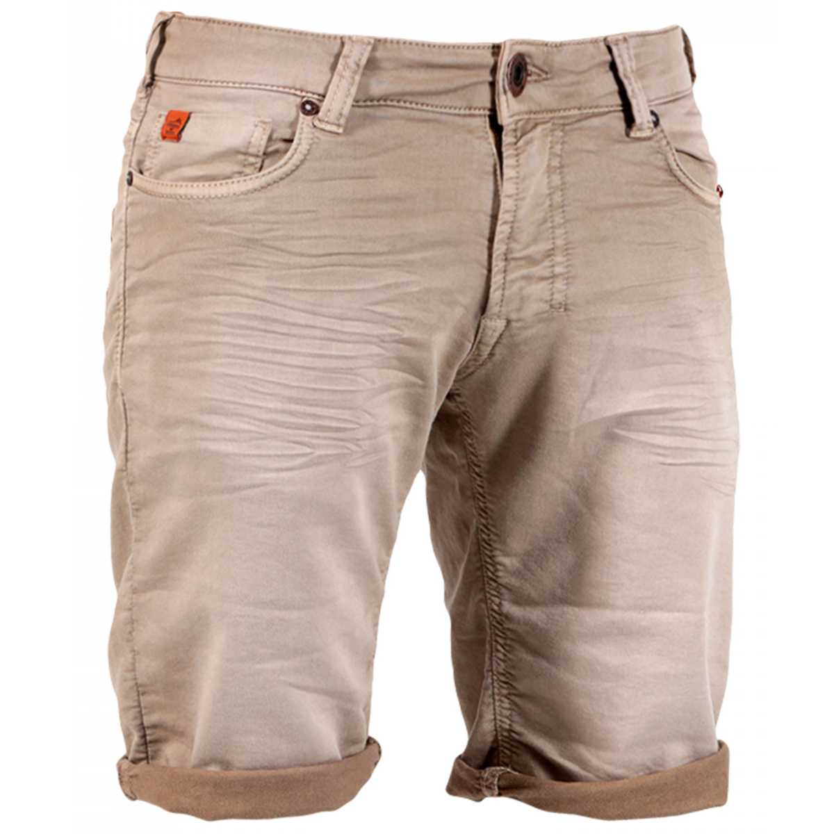 herren short von miracle of denim thomas su20-1014 warm sand 3069  frontalansicht