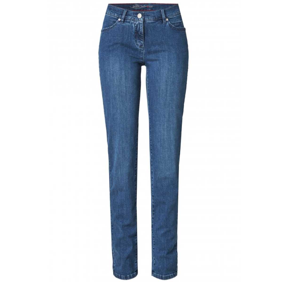 Damen Jeans Perfect Shape von Toni in Mittel blau front