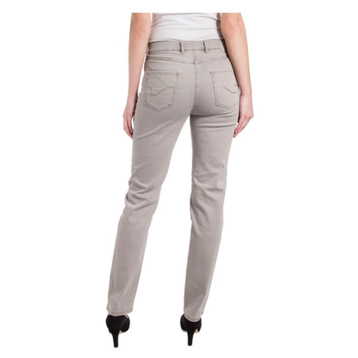 Damen Jeans Belmonte von Toni in hellgrau von hinten