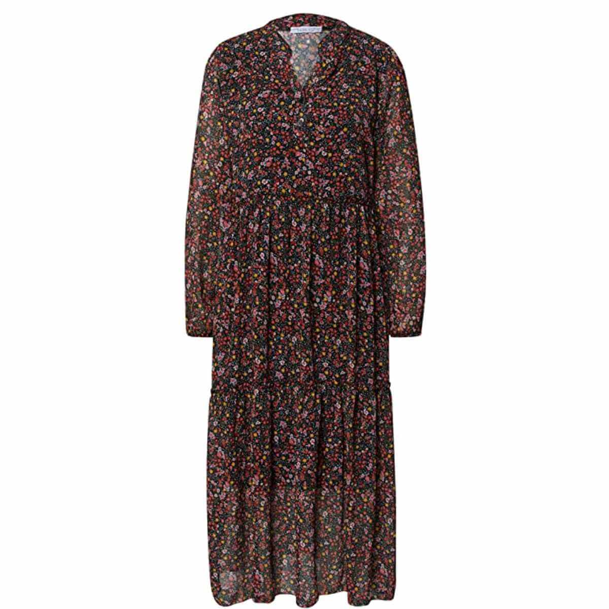 Damen Kleid "Fee" von Hailys Maxikleid knöchellang mit Blumenprint online kaufen, oder bei Zweisam Mode in Schonach Front