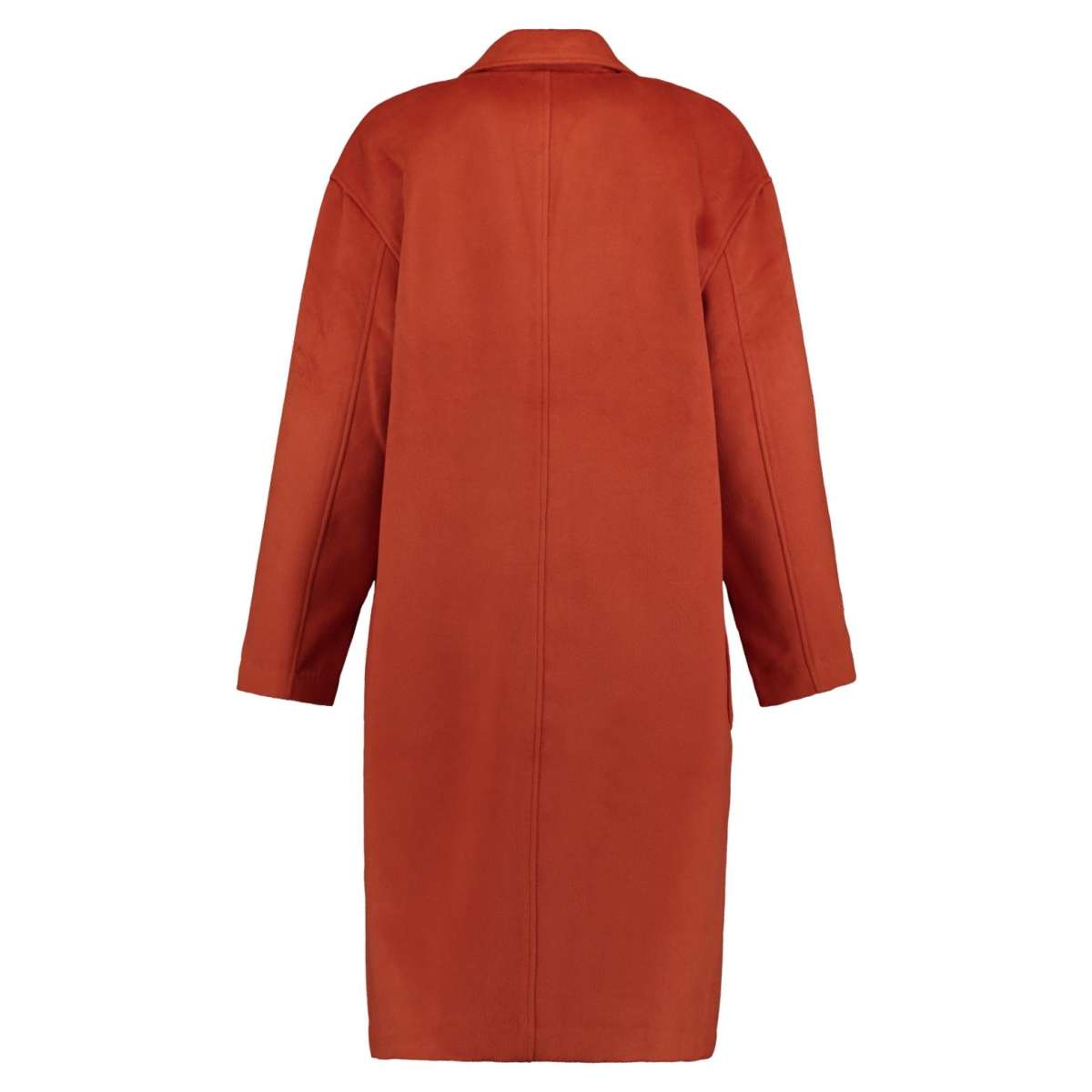 Damen Mantel von Hailys Modell Denise Art. DUH-1911072 Farbe burnt orange online kaufen bei Zweisam Mode Schonach im Schwarzwald Rückenansicht