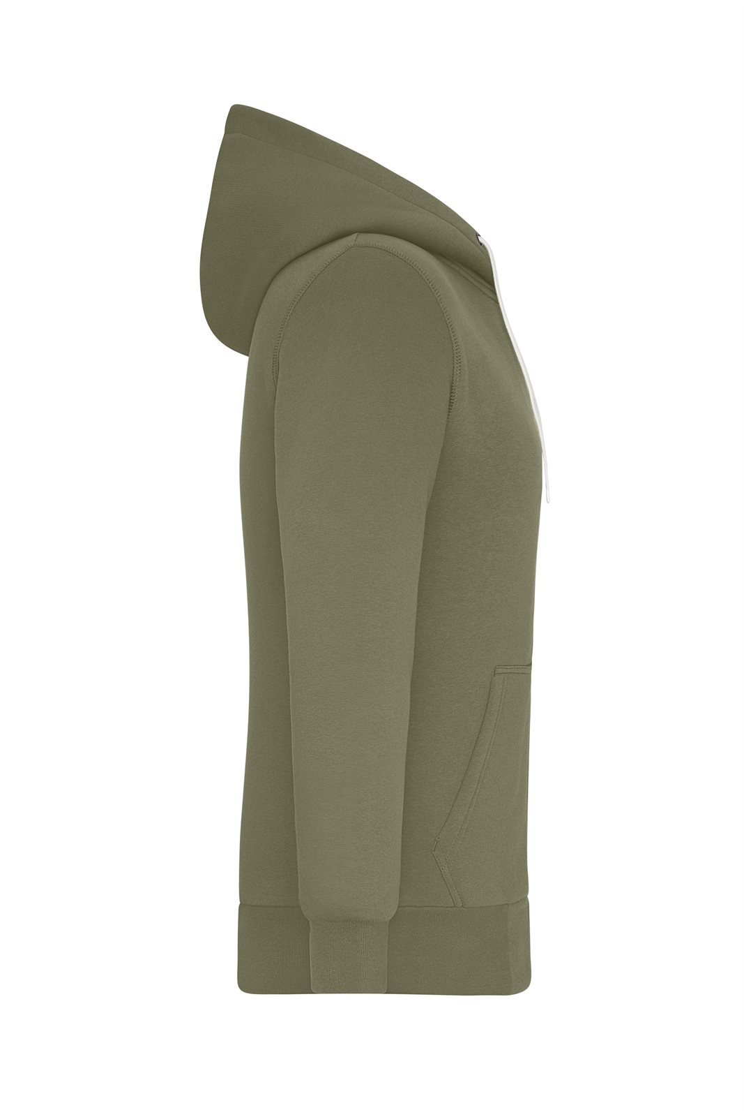 Jacke Damen Oliv/Braun – Ladies' Doubleface Jacket OCS Blended, Detailansicht