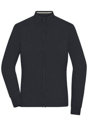 Jacke Damen Grau/Schwarz – Ladies' Zip-Cardigan