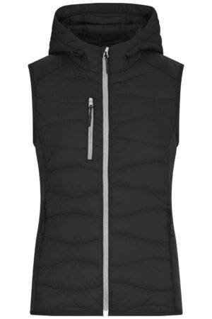 Weste Damen Schwarz – Ladies' Hybrid Vest