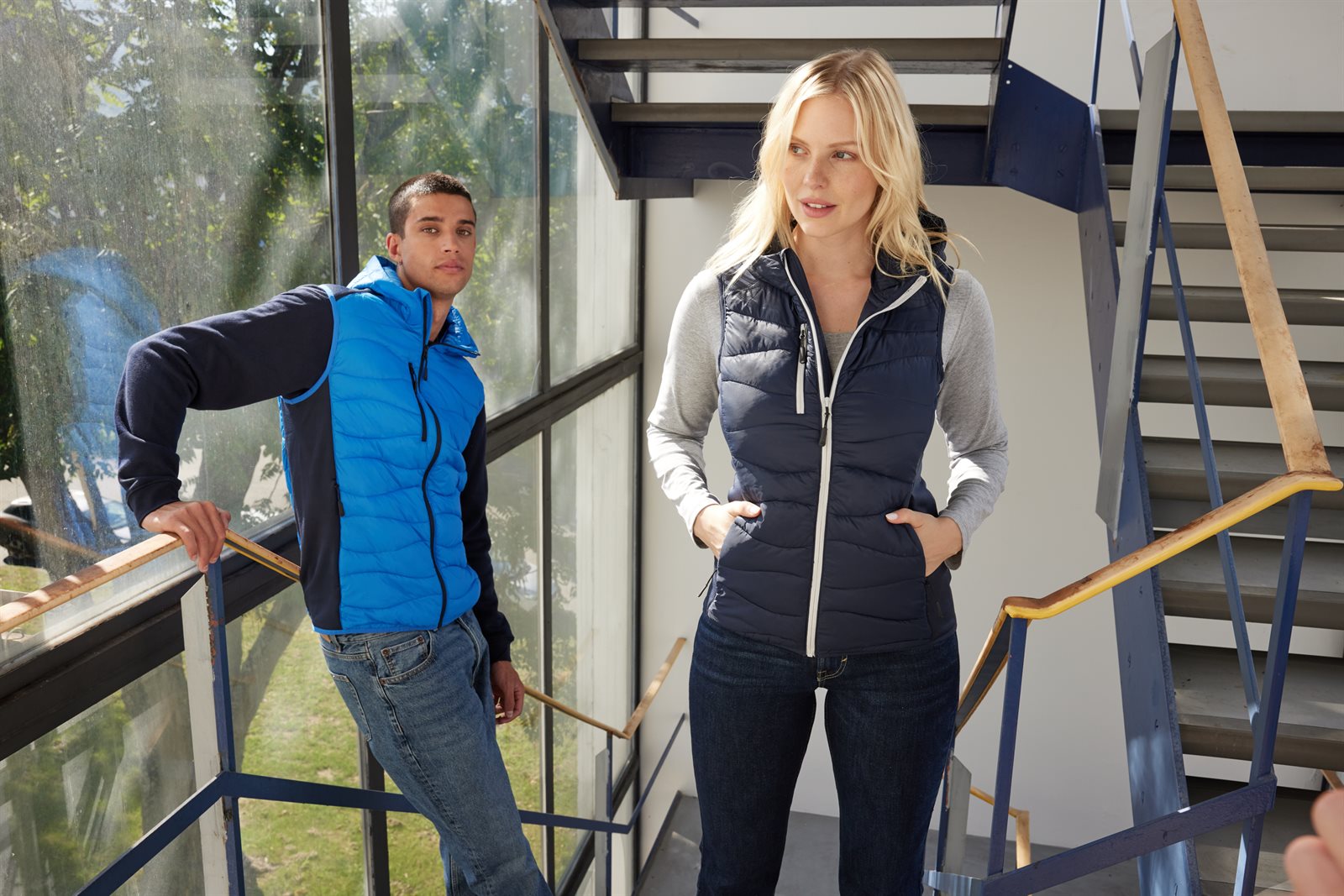 Weste Damen – Ladies' Hybrid Vest, Detailansicht