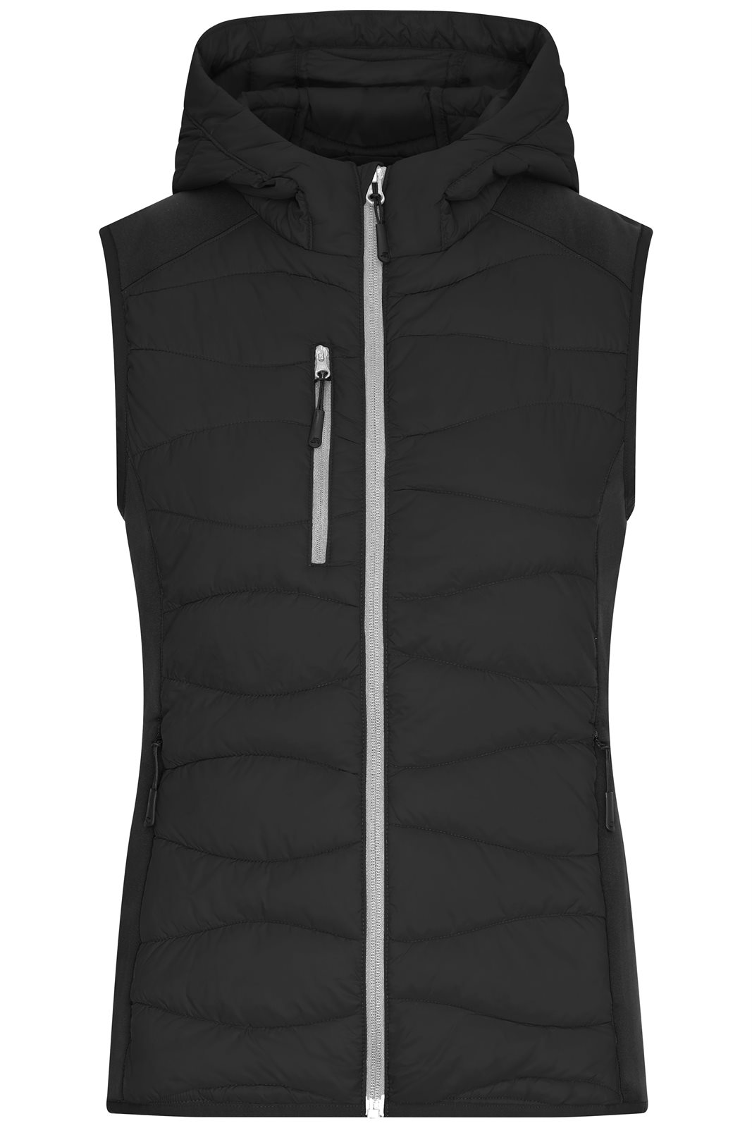 Weste Damen Schwarz – Ladies' Hybrid Vest