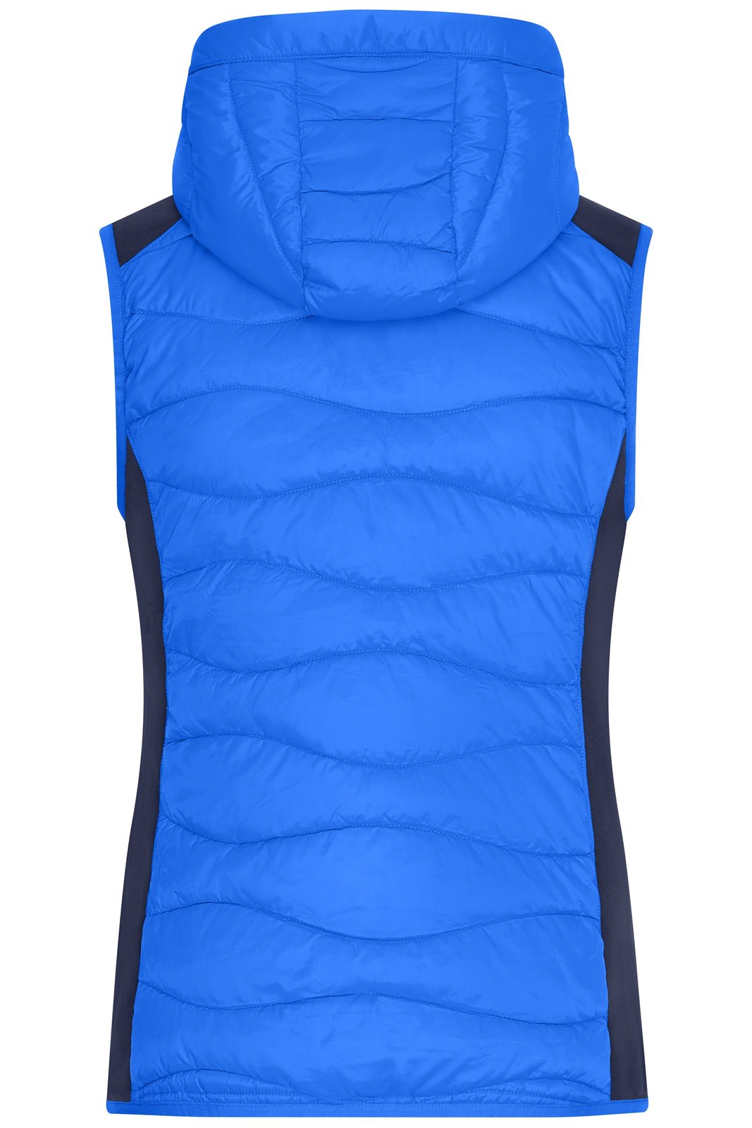 Weste Damen Blau – Ladies' Hybrid Vest, Detailansicht