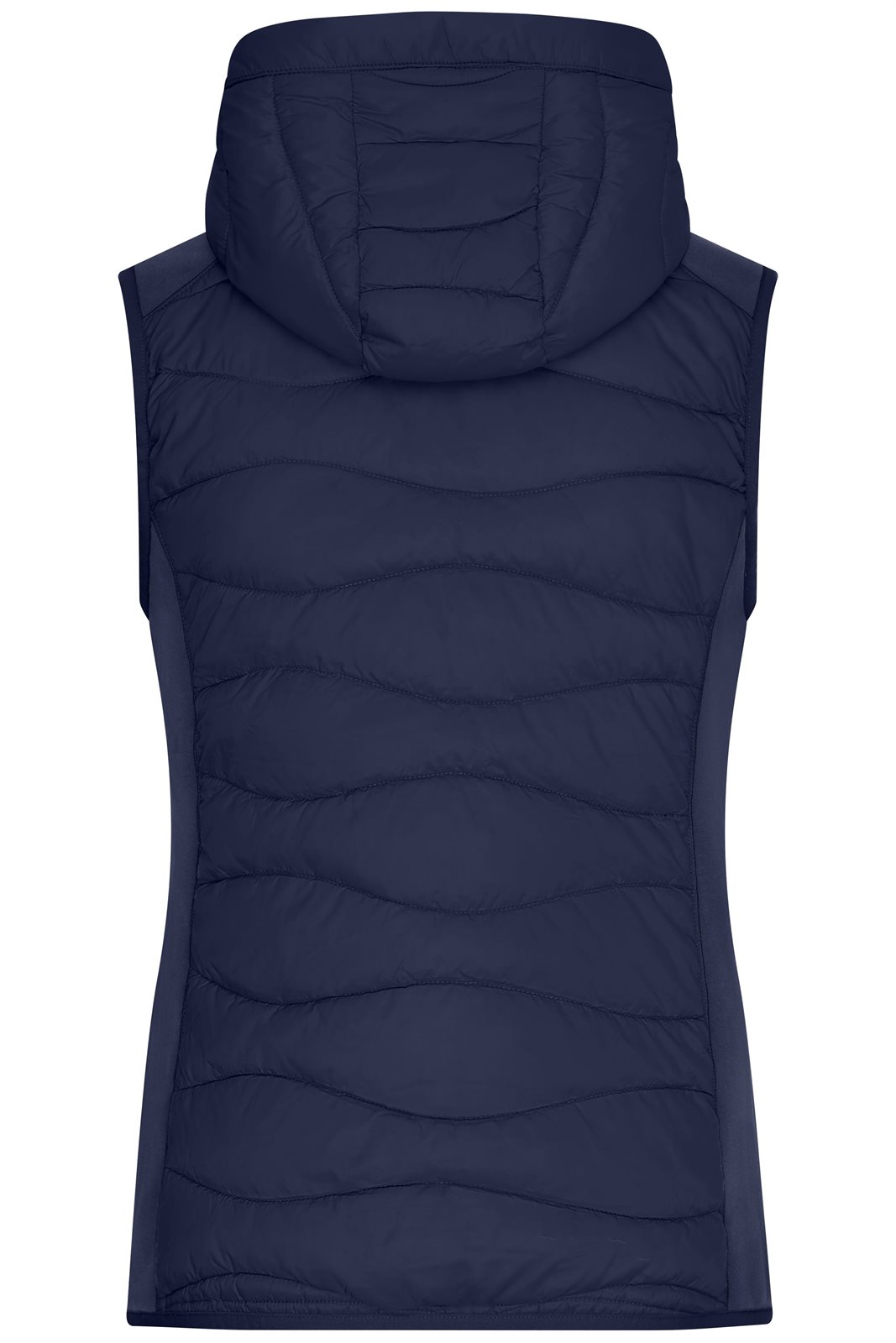 Weste Damen Blau – Ladies' Hybrid Vest, Detailansicht