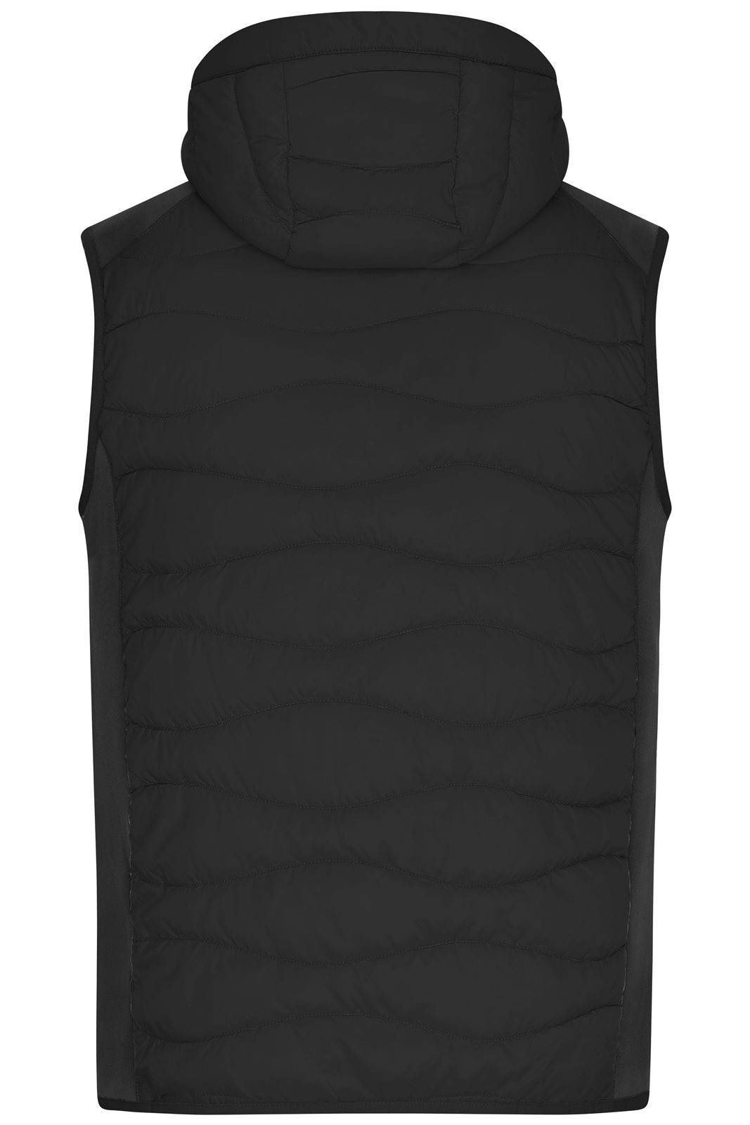 Weste Herren Schwarz – Men's Hybrid Vest, Detailansicht