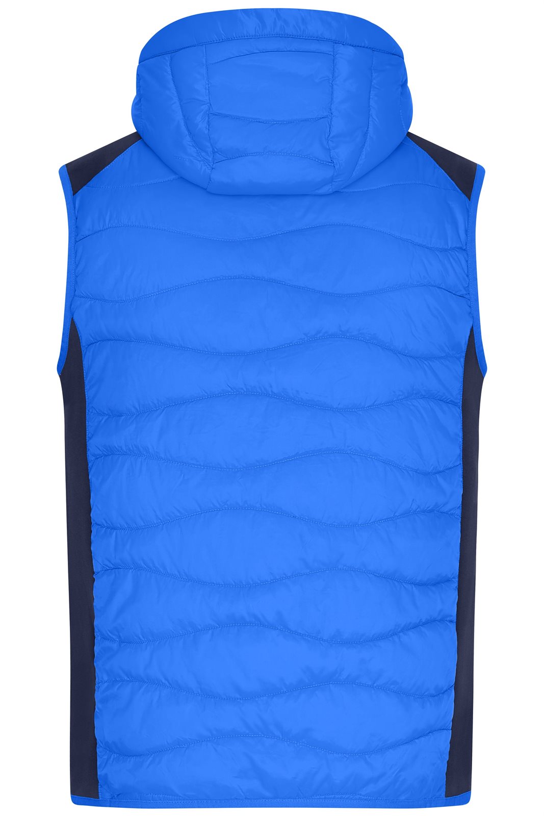 Weste Herren Blau – Men's Hybrid Vest, Detailansicht