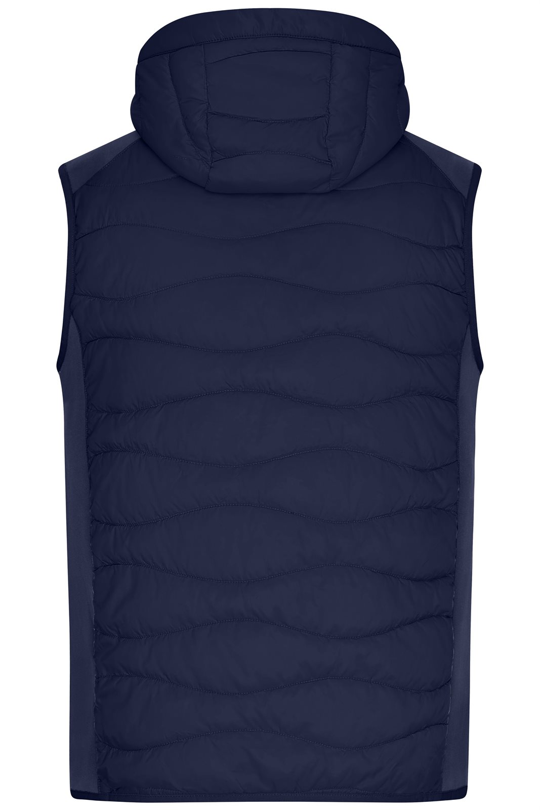 Weste Herren Blau – Men's Hybrid Vest, Detailansicht