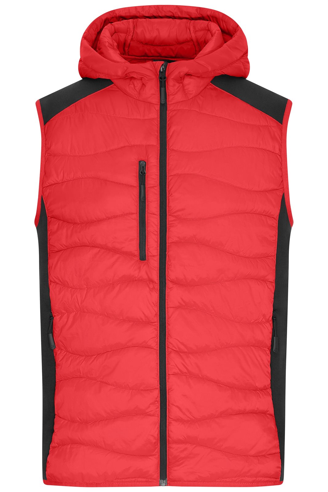 Weste Herren Schwarz/Rot – Men's Hybrid Vest