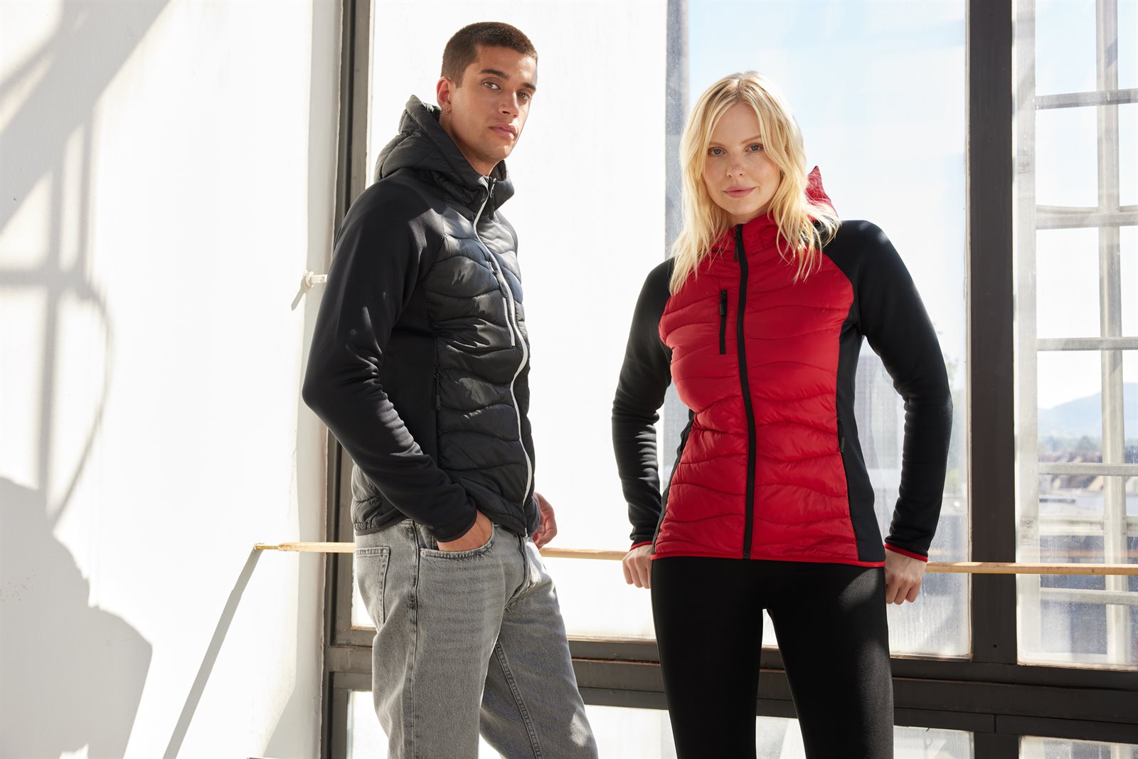 Jacke Damen – Ladies' Hybrid Jacket, Detailansicht