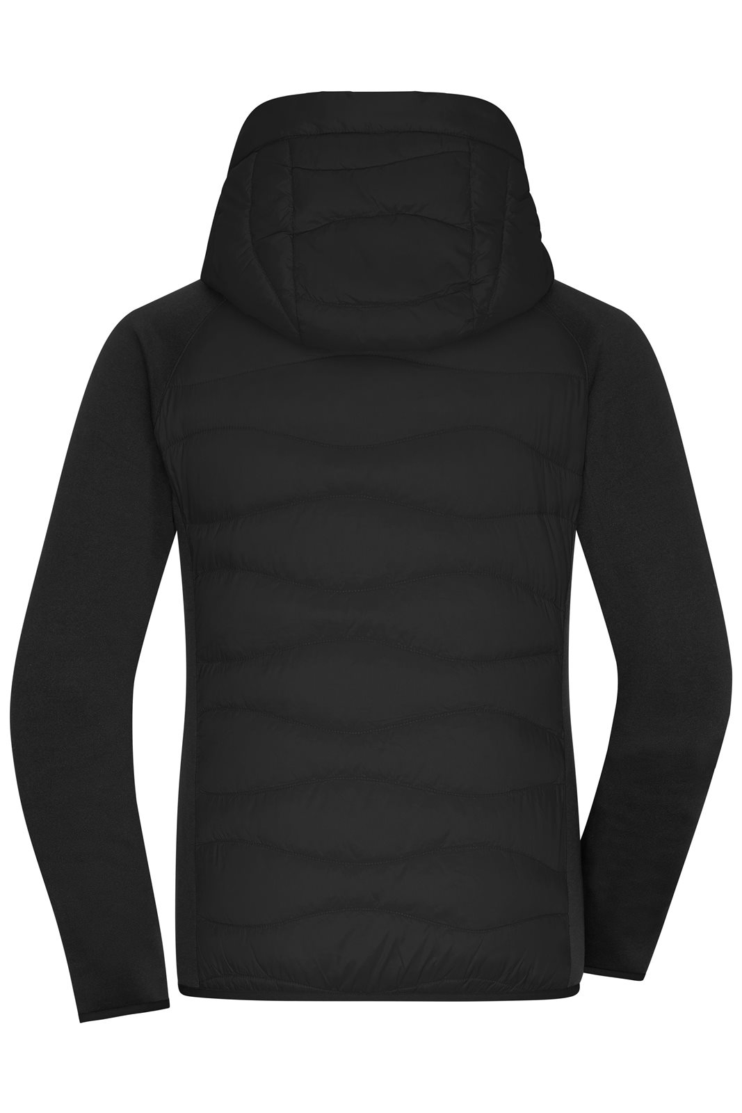Jacke Damen Schwarz – Ladies' Hybrid Jacket, Detailansicht