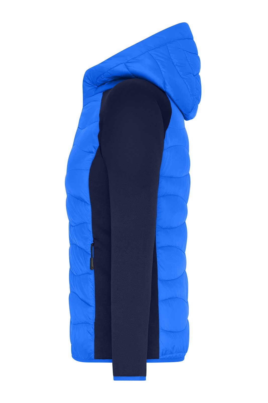 Jacke Damen Blau – Ladies' Hybrid Jacket, Detailansicht