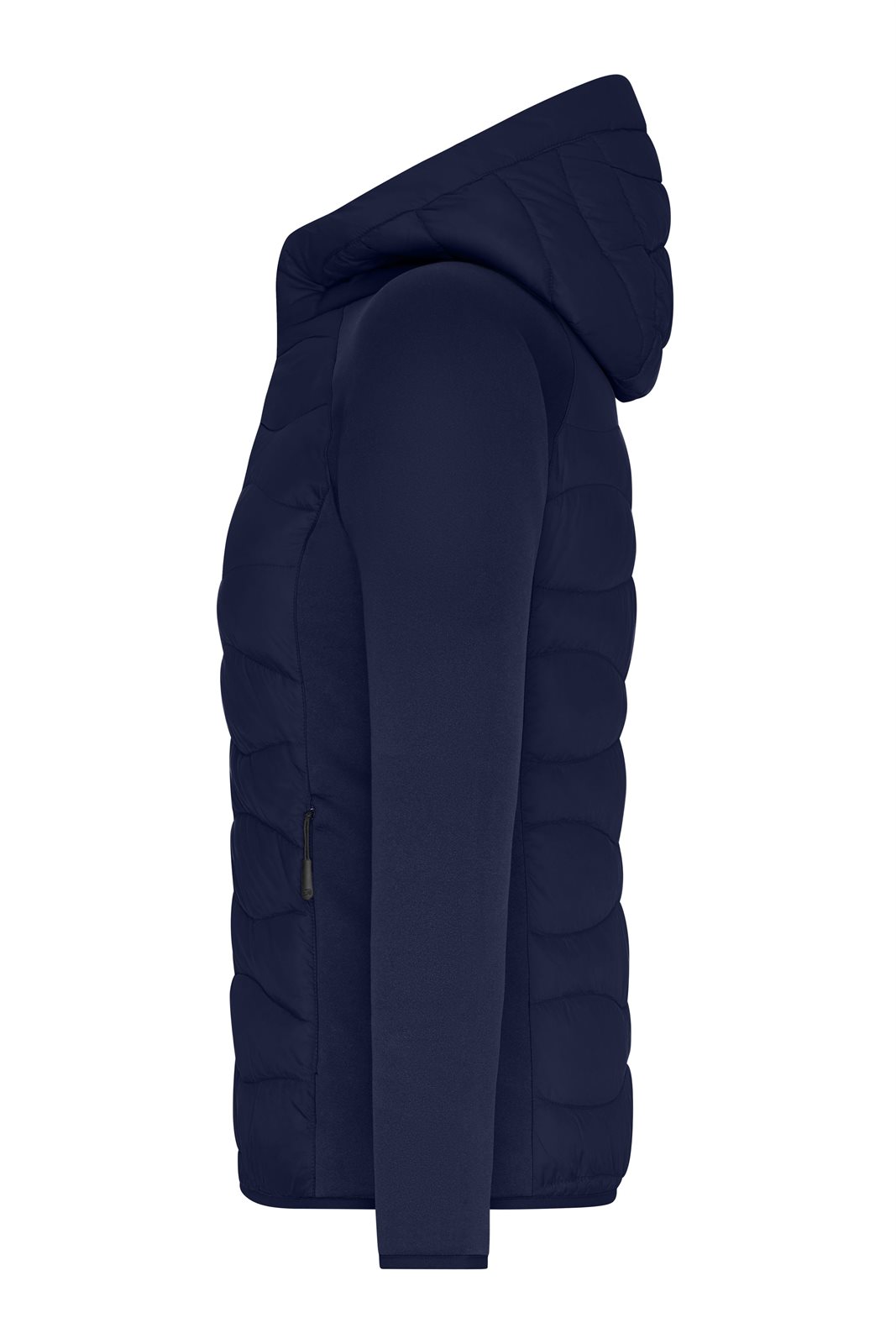 Jacke Damen Blau – Ladies' Hybrid Jacket, Detailansicht