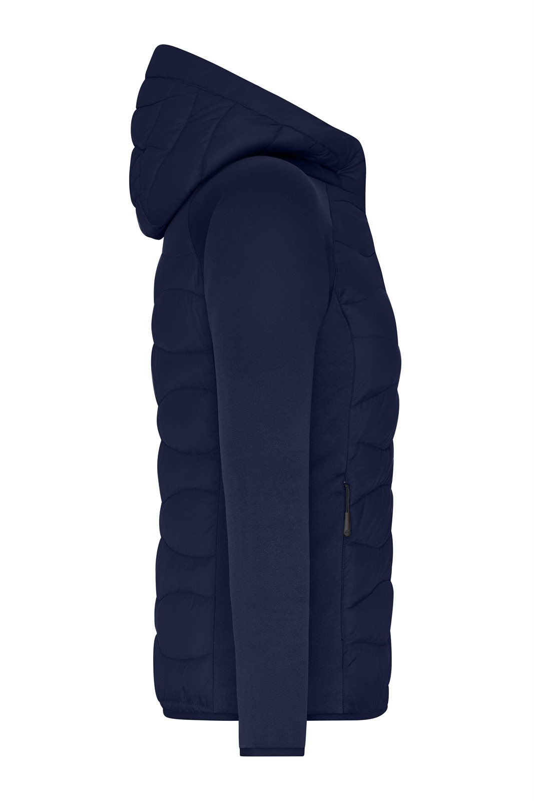 Jacke Damen Blau – Ladies' Hybrid Jacket, Detailansicht