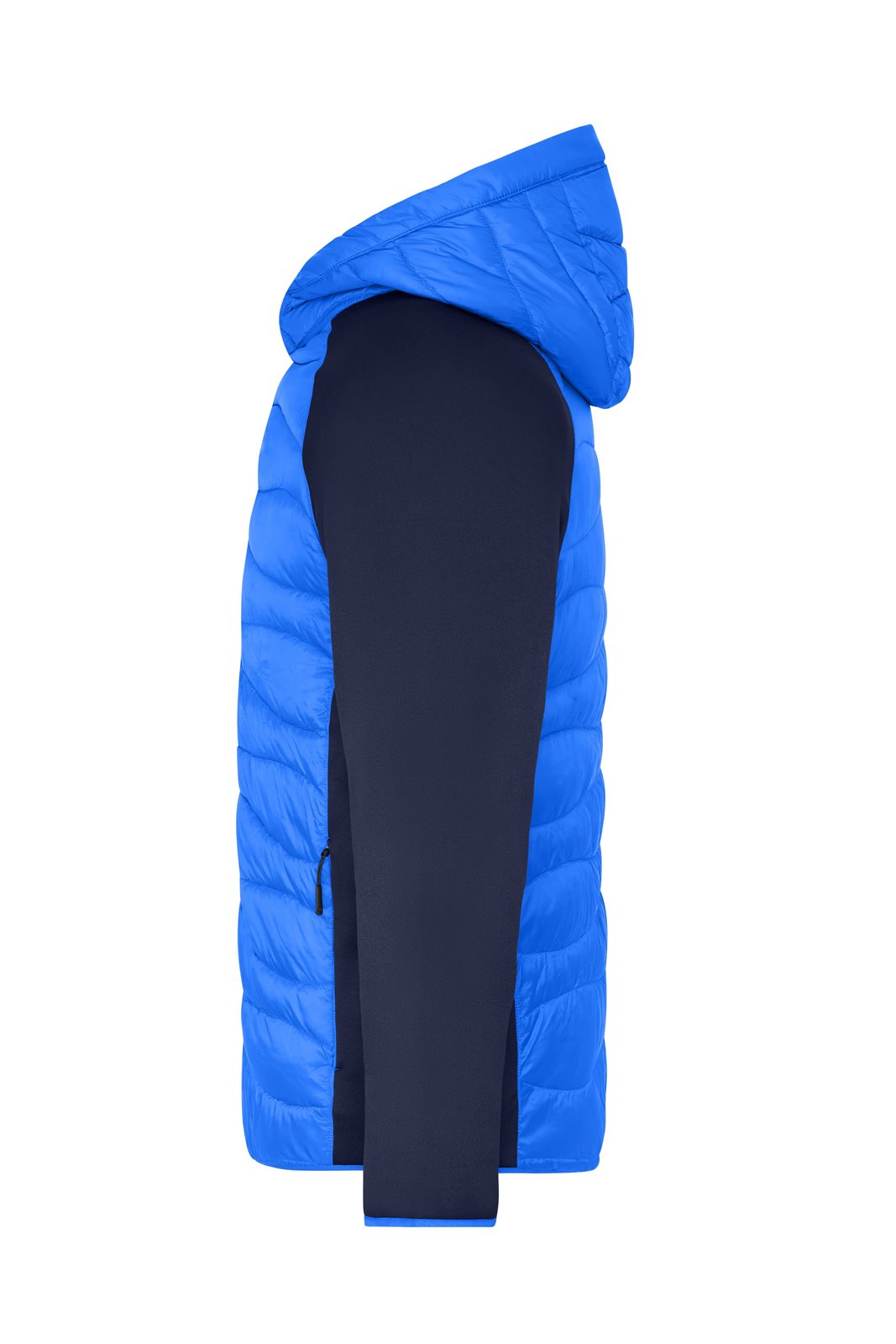 Jacke Herren Blau – Men's Hybrid Jacket, Detailansicht