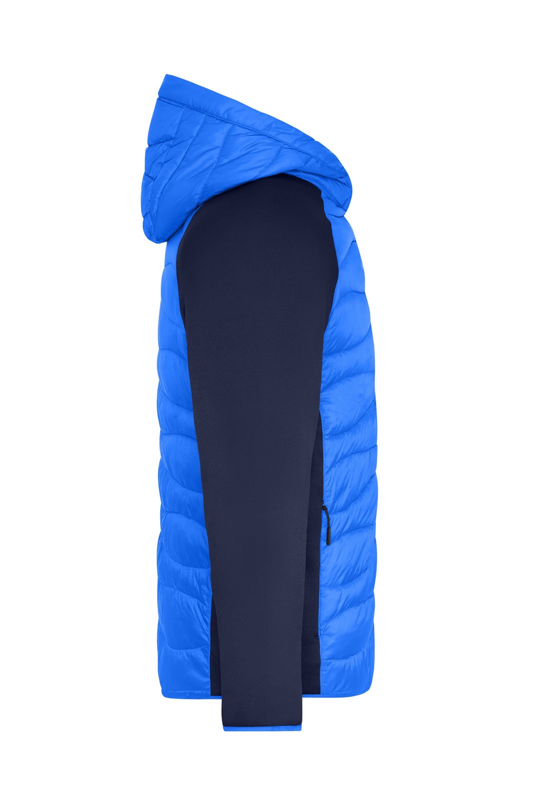 Jacke Herren Blau – Men's Hybrid Jacket, Detailansicht