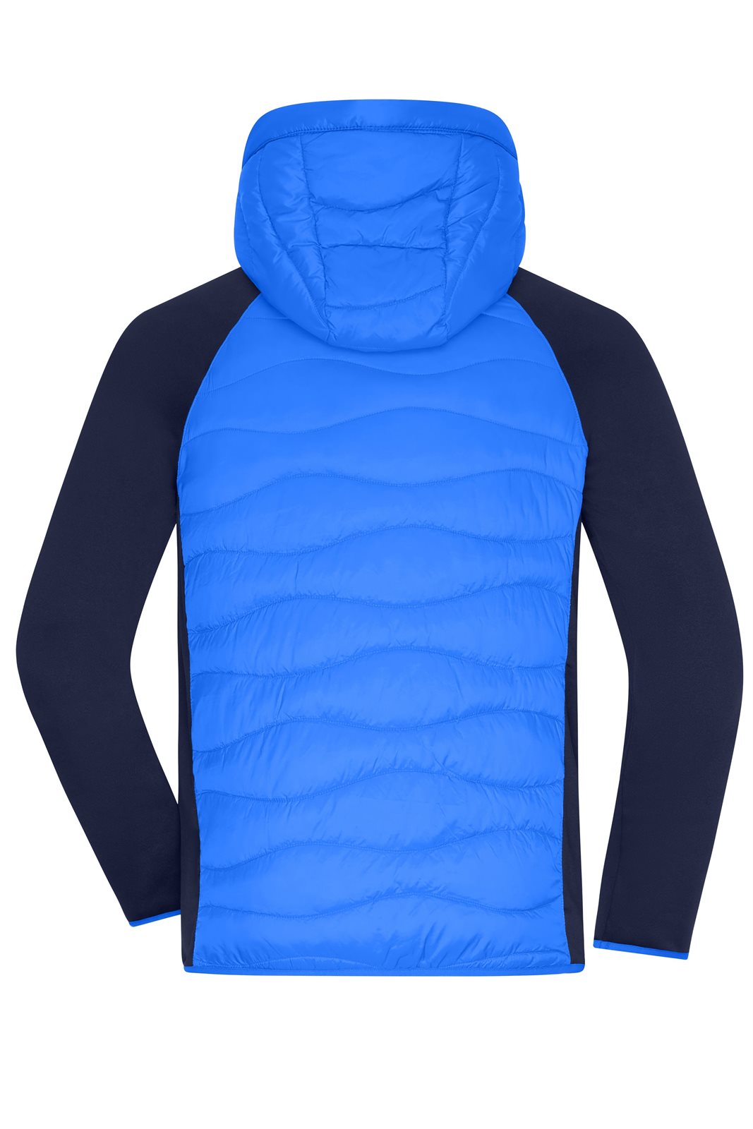 Jacke Herren Blau – Men's Hybrid Jacket, Detailansicht
