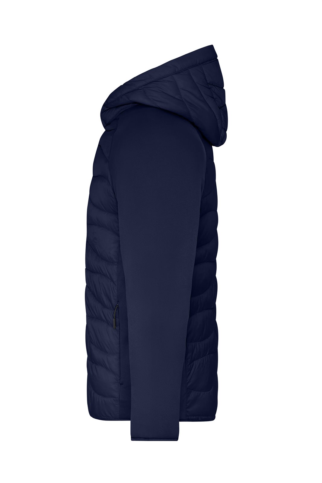 Jacke Herren Blau – Men's Hybrid Jacket, Detailansicht