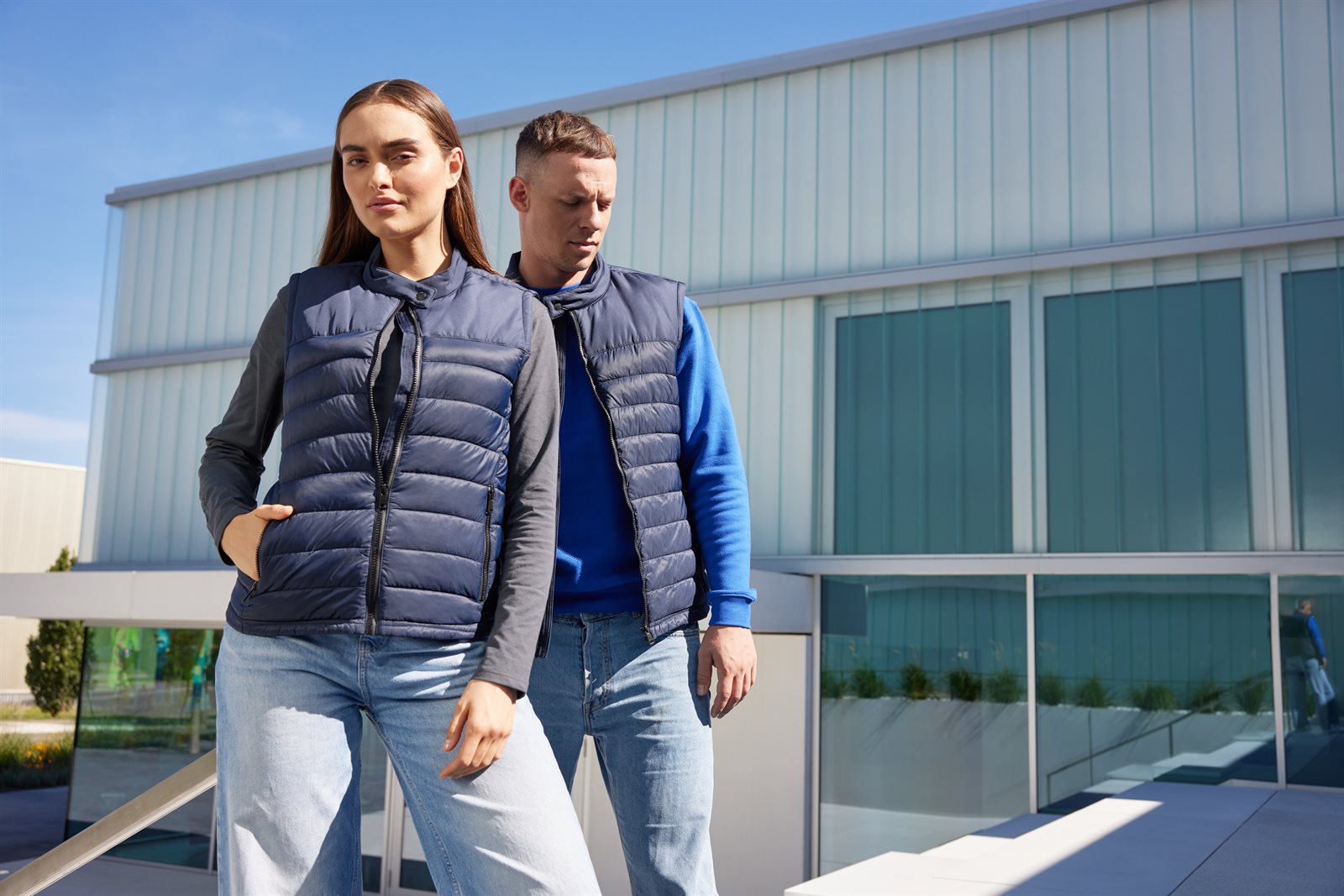 Weste Damen – Ladies' Padded Vest GRS, Detailansicht
