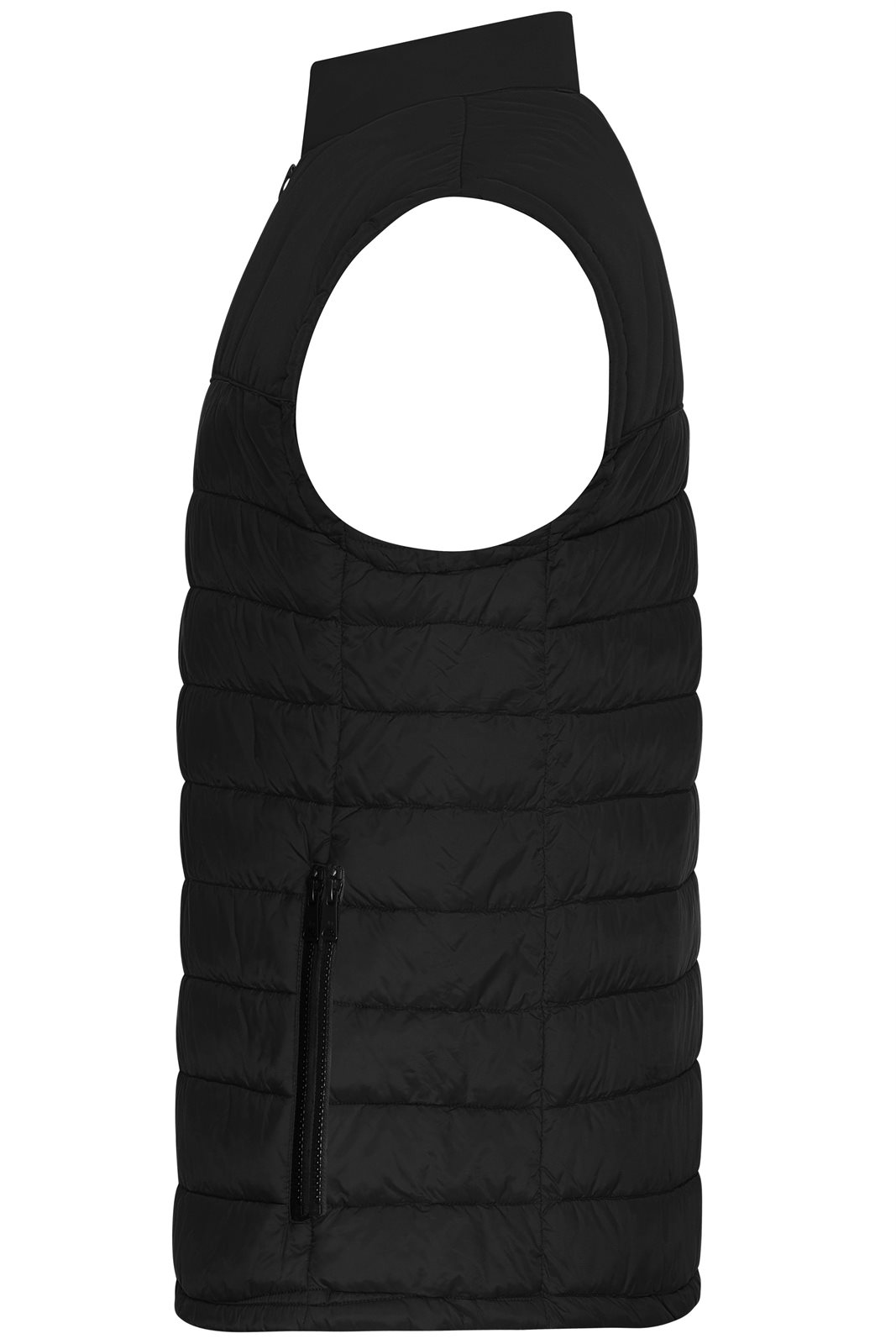 Weste Herren Schwarz – Men's Padded Vest GRS, Detailansicht