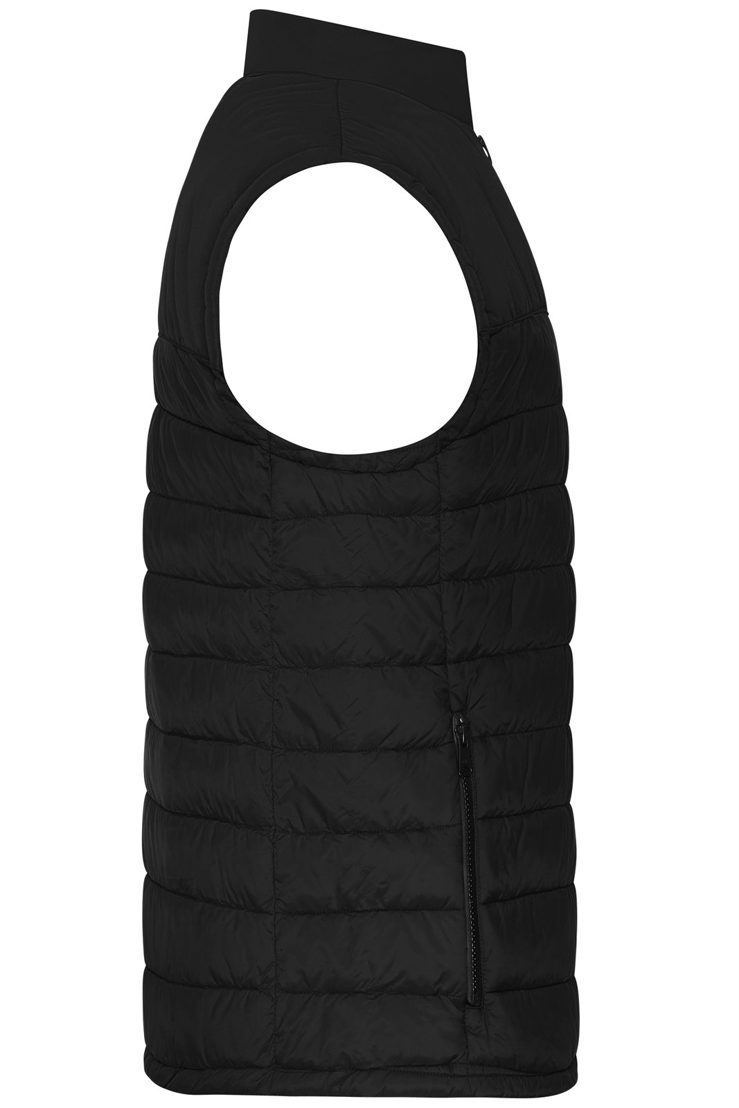 Weste Herren Schwarz – Men's Padded Vest GRS, Detailansicht
