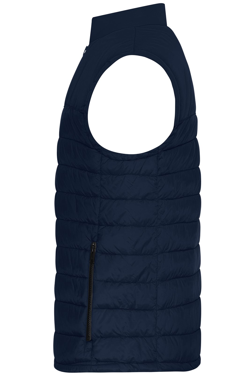 Weste Herren Blau – Men's Padded Vest GRS, Detailansicht