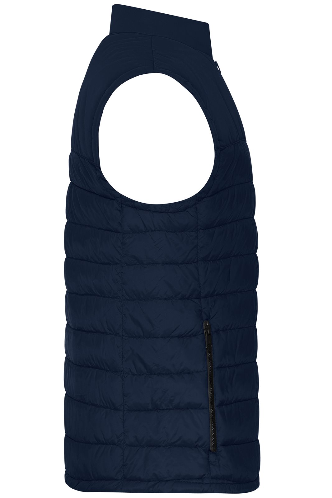 Weste Herren Blau – Men's Padded Vest GRS, Detailansicht
