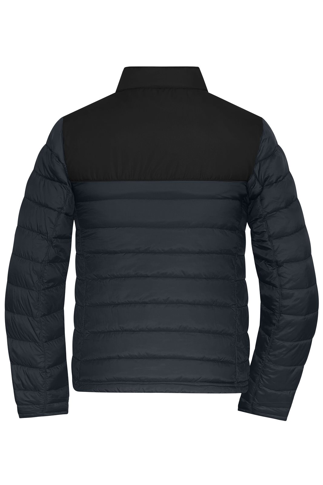 Jacke Damen Schwarz/Grau – Ladies' Padded Jacket GRS, Detailansicht