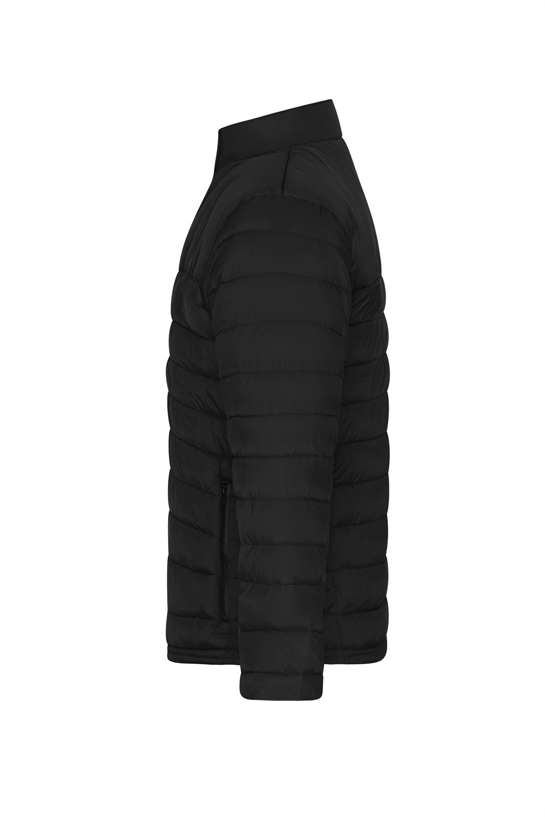 Jacke Herren Schwarz – Men's Padded Jacket GRS, Detailansicht