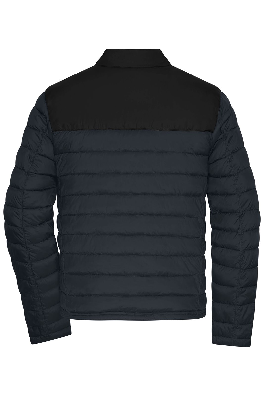 Jacke Herren Schwarz/Grau – Men's Padded Jacket GRS, Detailansicht