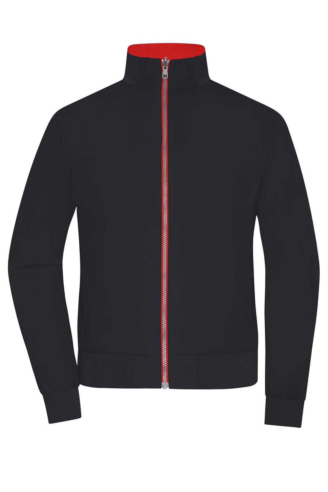Jacke Damen Schwarz/Rot – Ladies' Blouson, Detailansicht