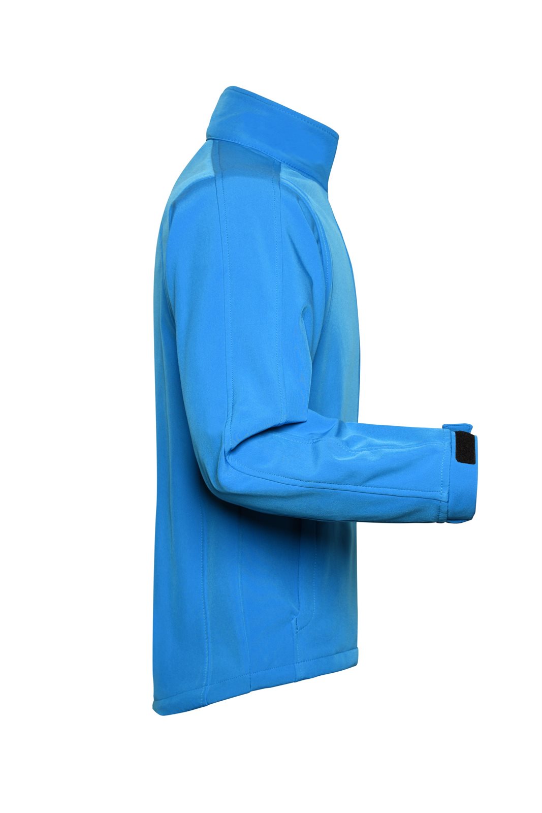 Jacke Herren Blau – Men's Softshell Jacket, Detailansicht