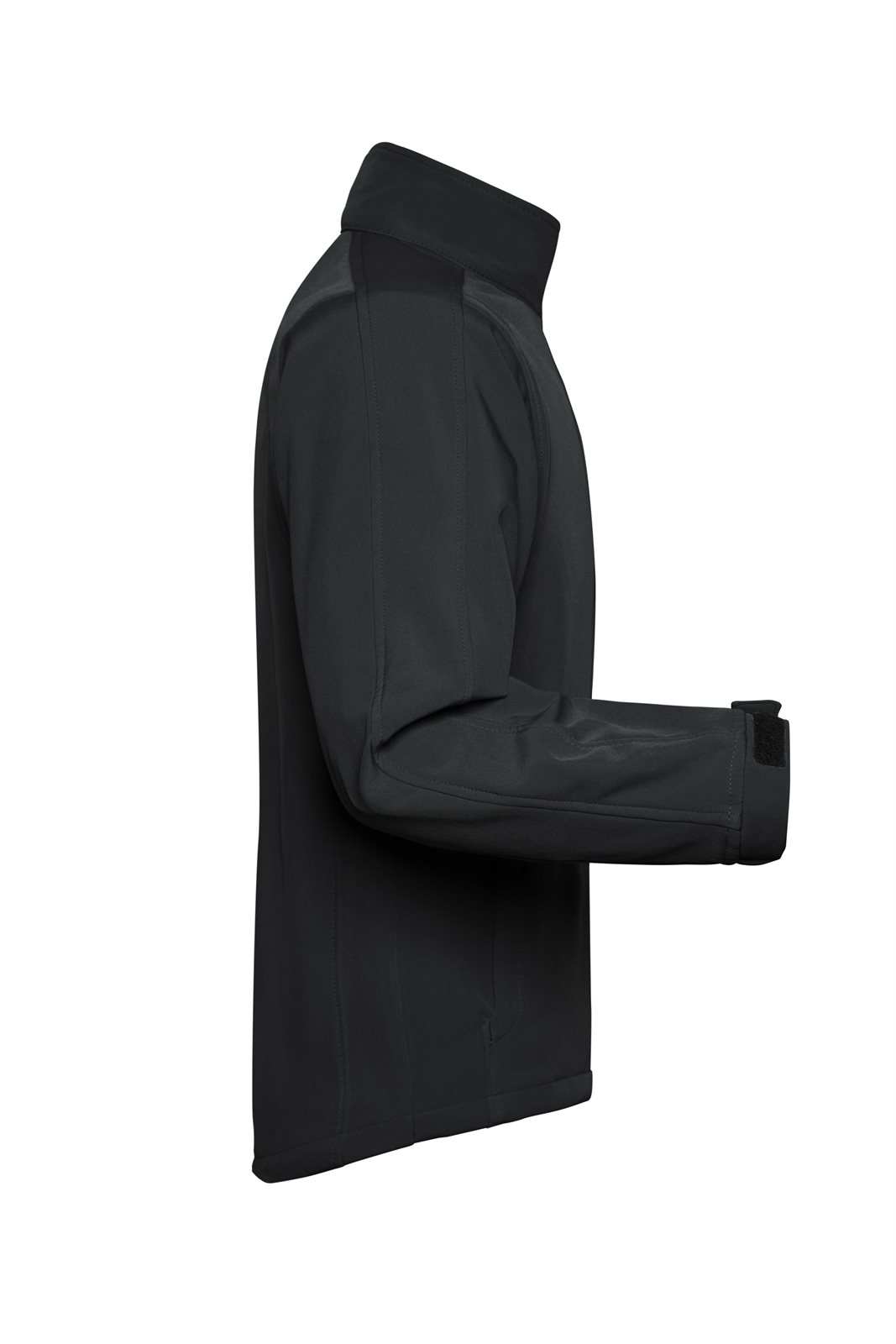 Jacke Herren Schwarz – Men's Softshell Jacket, Detailansicht