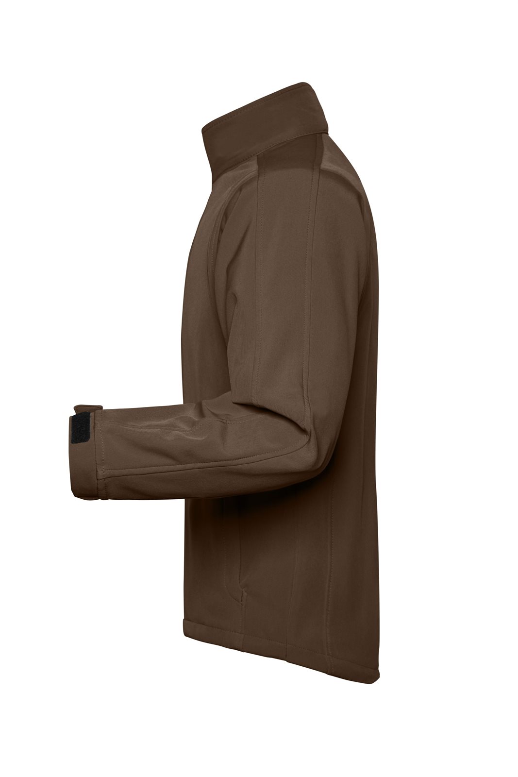 Jacke Herren Braun – Men's Softshell Jacket, Detailansicht