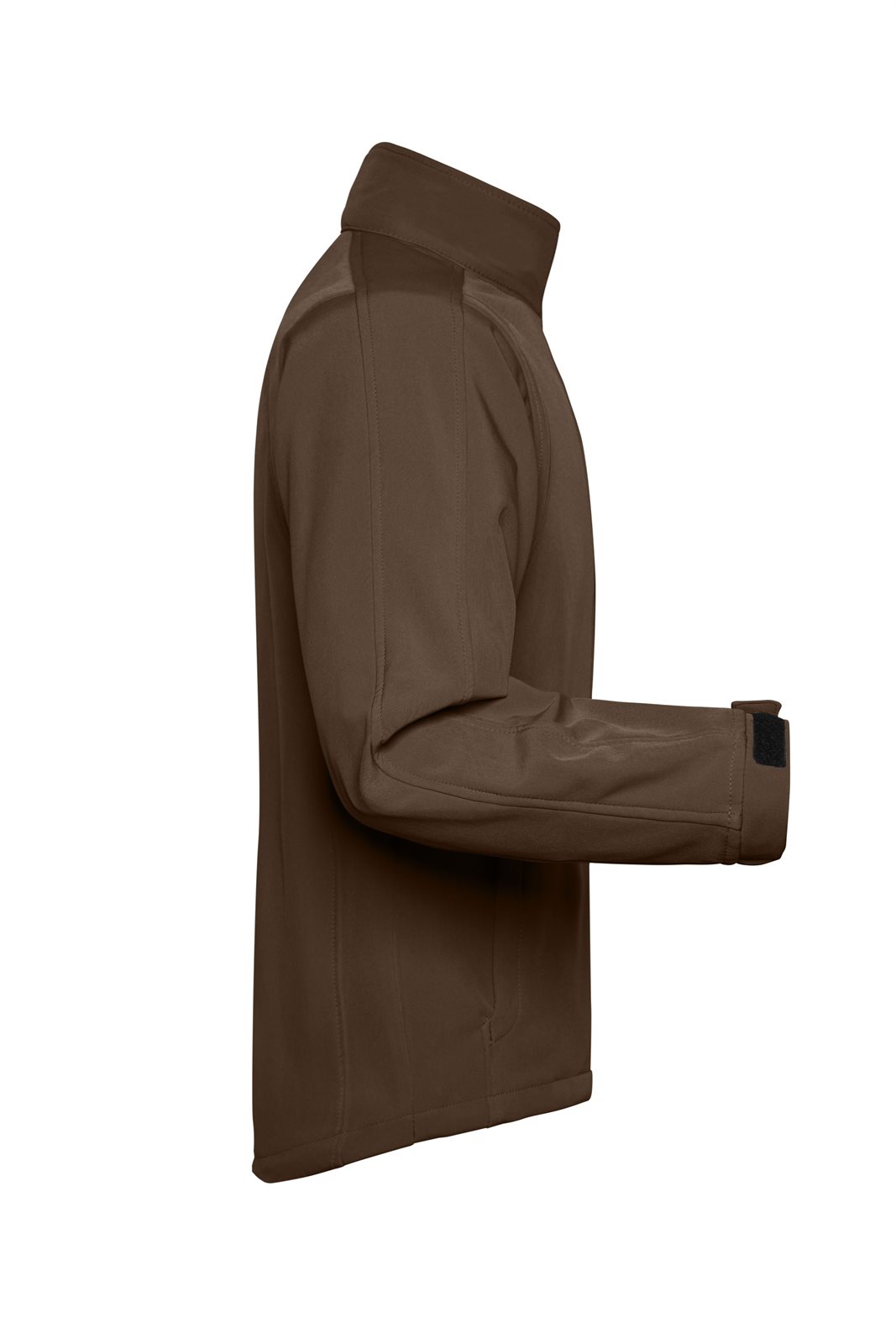 Jacke Herren Braun – Men's Softshell Jacket, Detailansicht
