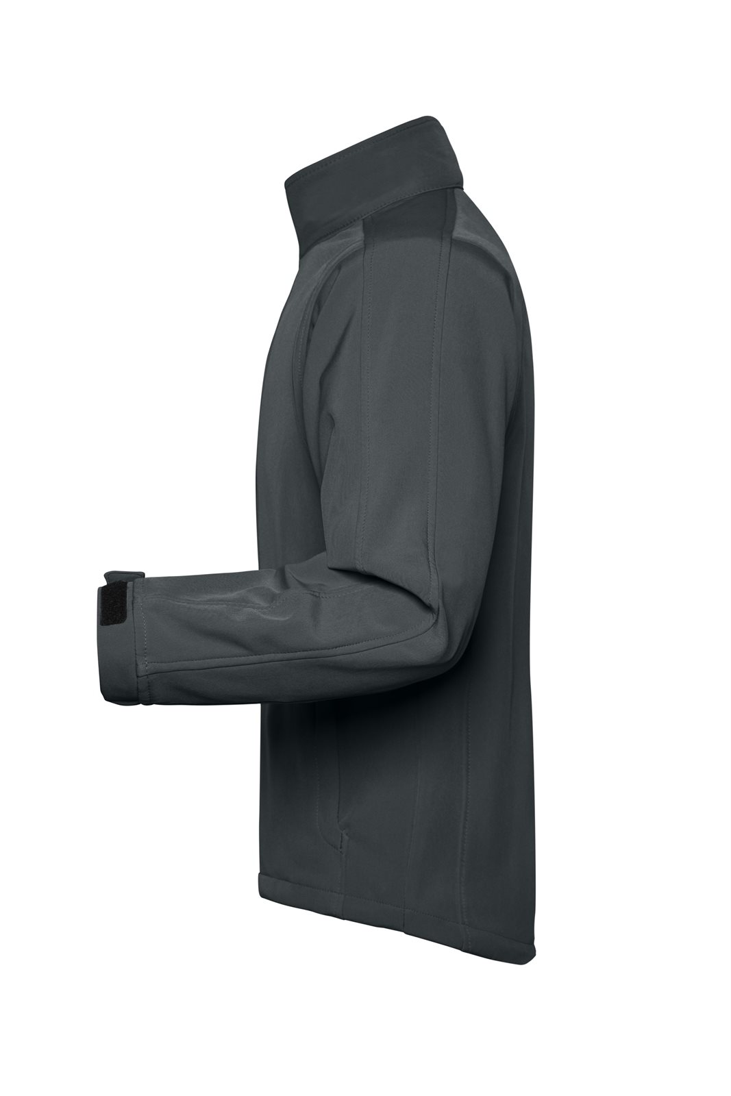 Jacke Herren Grau – Men's Softshell Jacket, Detailansicht
