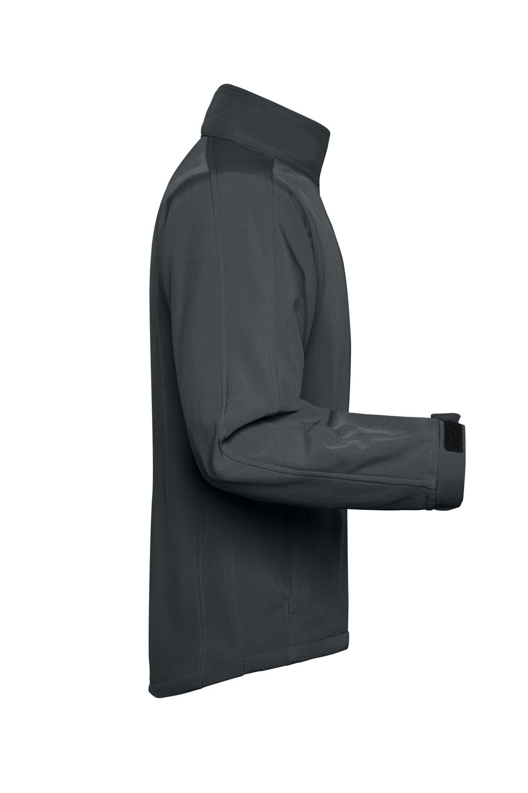 Jacke Herren Grau – Men's Softshell Jacket, Detailansicht