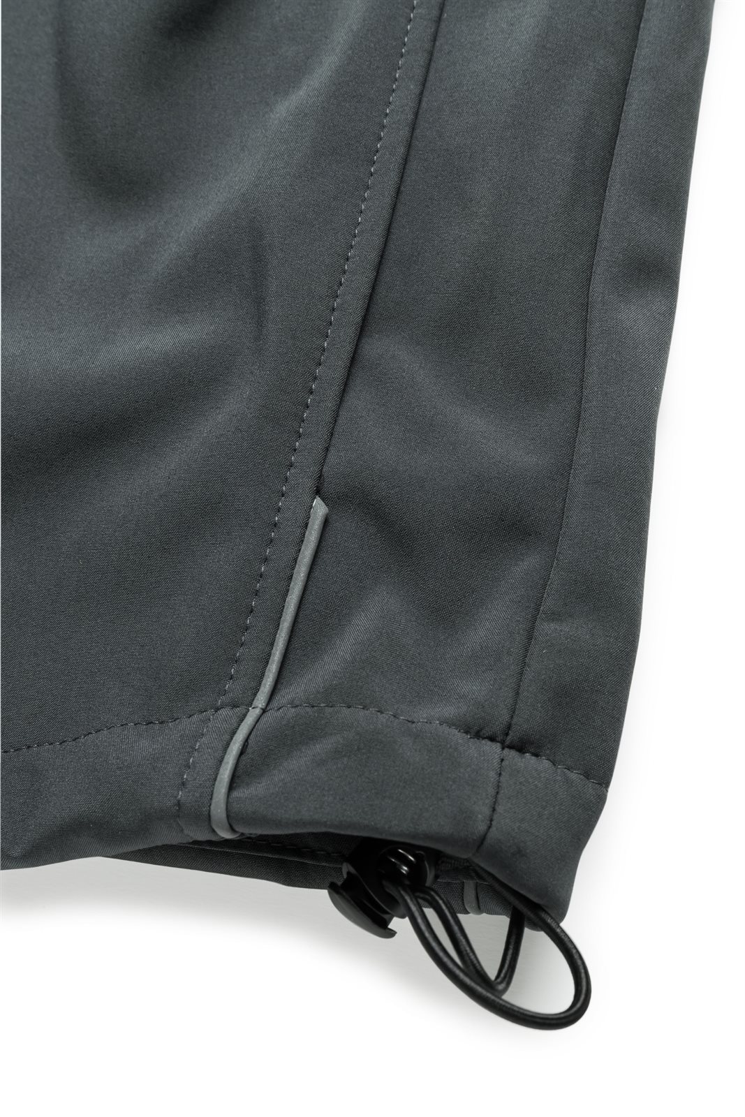 Jacke Herren Grau – Men's Softshell Jacket, Detailansicht