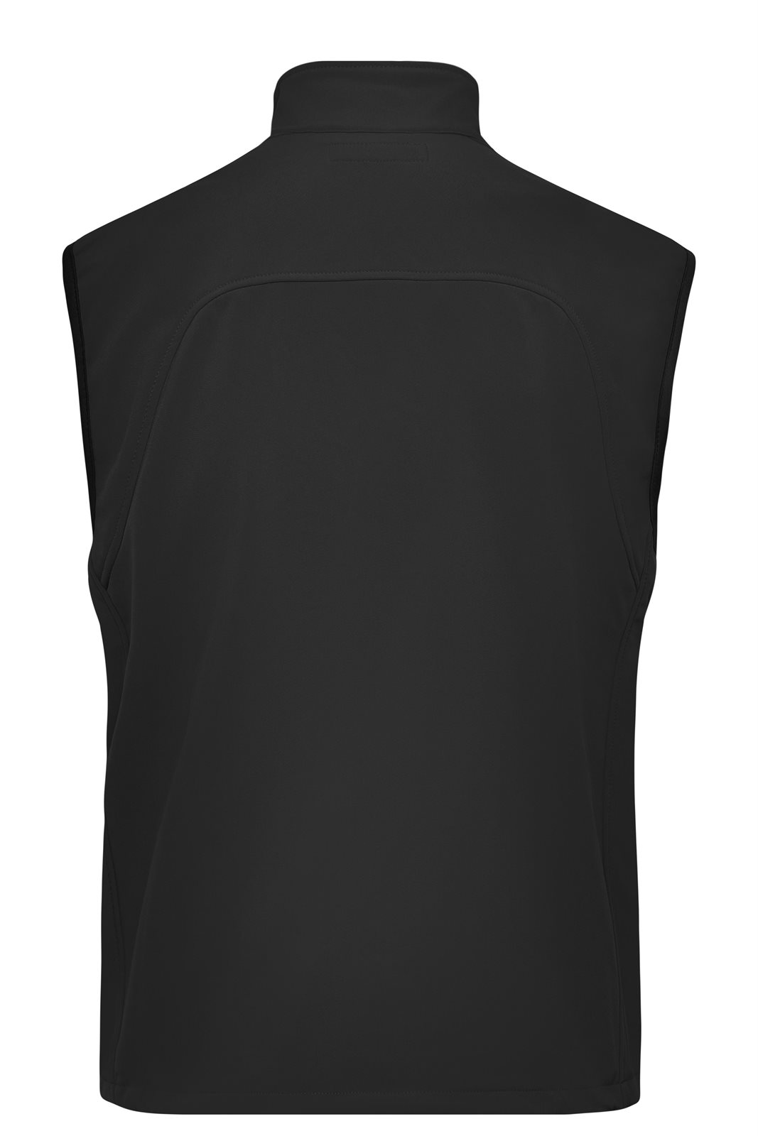 Weste Herren Schwarz – Men's Softshell Vest, Detailansicht