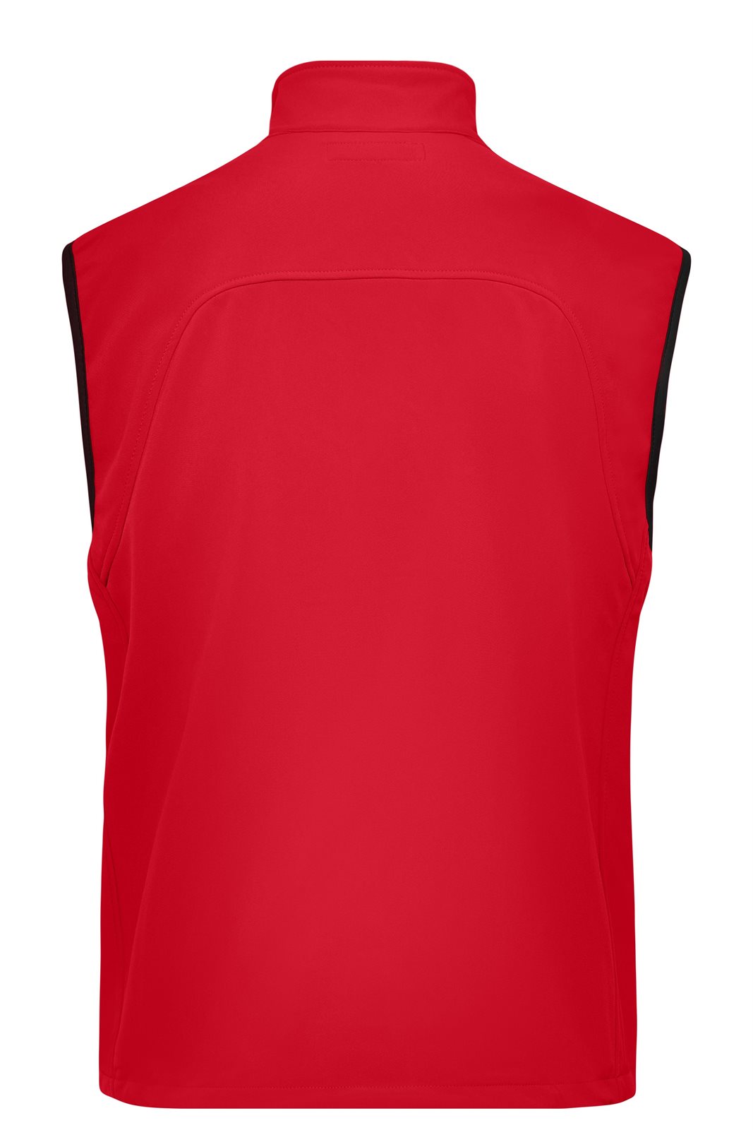 Weste Herren Rot – Men's Softshell Vest, Detailansicht