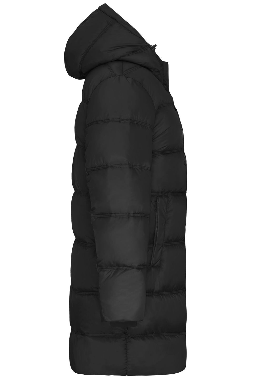 Mantel Damen Schwarz – Ladies' Winter Short Coat GRS, Detailansicht